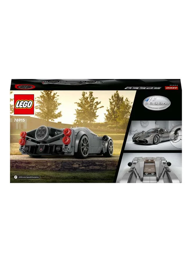 LEGO Speed Champions Pagani Utopia 76915 Hypercar Model; Collectible Building Toy Set; Gift for Kids Aged 9+ Who Love Imaginative Play and Passionate Vehicle Fans; Includes a Driver Minifigure (249 Pieces)