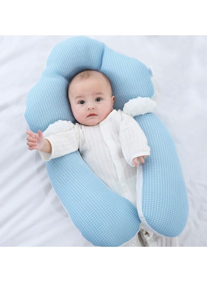 100% Cotton High Quality Soft U Shape Washable Comfortable Sleeping Baby Pillow For Newborn Baby - Image 1