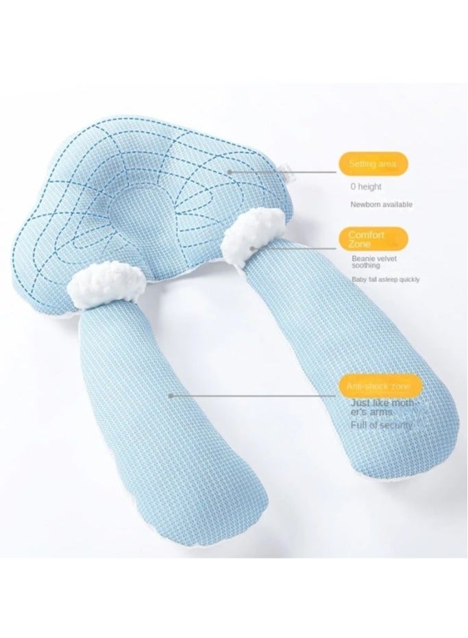 100% Cotton High Quality Soft U Shape Washable Comfortable Sleeping Baby Pillow For Newborn Baby - Image 3