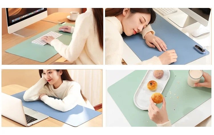 Y&D Large Heated Mouse Pad 800x330mm AC220V, Keep Hands Warm, Smart Reminder, Heat Desk Pad for Office & Home - Image 2