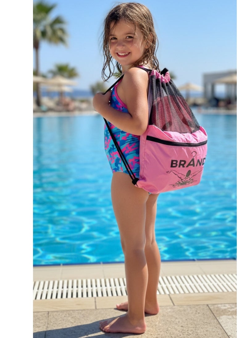 براند ستورز حقيبة سباحه - براند ستورز - بينك و اسود - Image 2