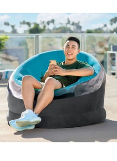 INTEX Empire Chair Indoor / Outdoor Inflatable Lounger 1.12 m x 1.09 m x 69 cm Assortment Color may Vary  - Image 4