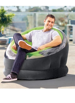 INTEX Empire Chair Indoor / Outdoor Inflatable Lounger 1.12 m x 1.09 m x 69 cm Assortment Color may Vary  - Image 2