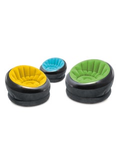 INTEX Empire Chair Indoor / Outdoor Inflatable Lounger 1.12 m x 1.09 m x 69 cm Assortment Color may Vary  - Image 1