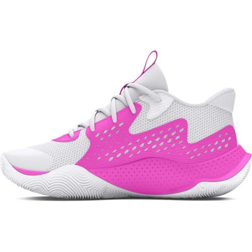 Under Armour Unisex Jet '23, (105) White/Vivid Magenta/Metallic Gold, 10.5, US - Image 2