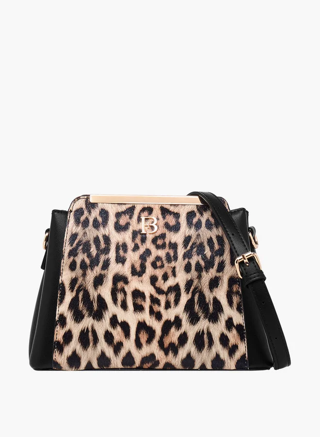 فلورا بيلا من شو إكسبرس Animal Print Crossbody Bag with Detachable Strap