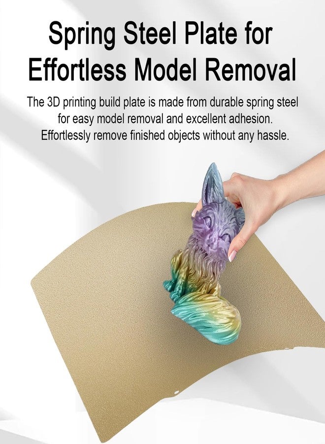 IdeaFormer-3D لوحة بناء ثلاثية الأبعاد من مادة PEI من IdeaFormer، مقاس 310×320 مم، لوحة سرير من الفولاذ الزنبركي PEI مع لوحة بناء مغناطيسية لطابعات Ender 3 Max/Ender 3 Max Neo/CR-10 V2/V3/CR-10S Pro/CR-X/CR-10 Pro V2/Kobra Plus/Sovol SV04 - Image 5