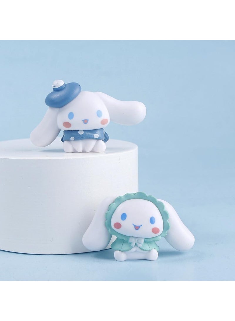 عام مجموعة شخصيات أنمي لطيفة من 5 قطع، نموذج سنجاب PVC صغير، تزيينات غرفة جميلة وزينة للكعك. - Image 5