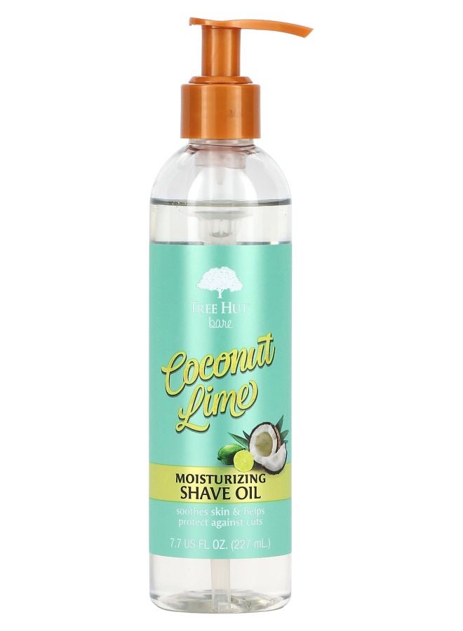 Tree Hut Moisturizing Shave Oil Coconut Lime 7.7 fl oz (227 ml)