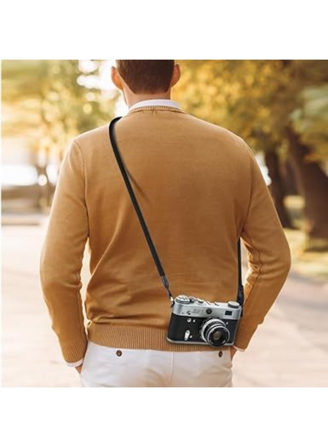 SYOSI Anti-Slip Camera Neck Strap, Quick Release Hand Strap, Professional Shoulder Straps with Climbing Rope Design, DSLR/Mirrorless Camera Straps, Suitable for Most Digital Cameras, Comfortable (Black) - Image 4