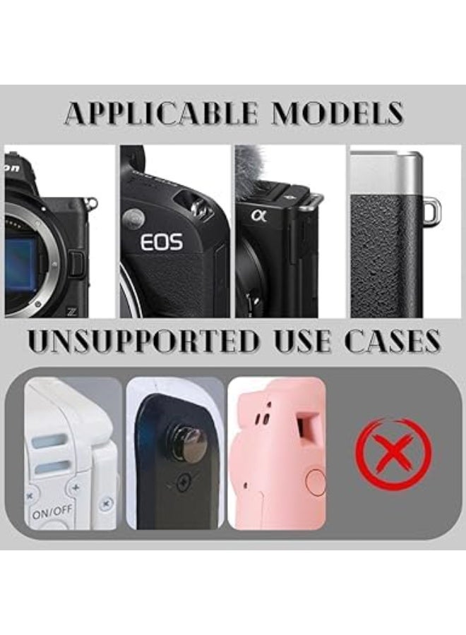 SYOSI Anti-Slip Camera Neck Strap, Quick Release Hand Strap, Professional Shoulder Straps with Climbing Rope Design, DSLR/Mirrorless Camera Straps, Suitable for Most Digital Cameras, Comfortable (Black) - Image 5