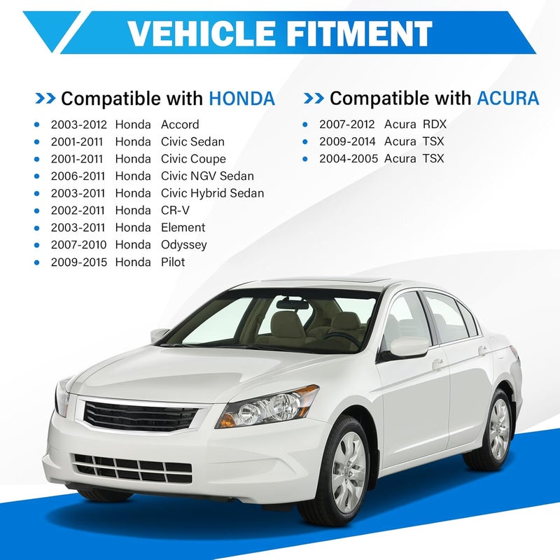 Yikesai HVAC Blower Motor Resistor for Honda Acura Vehicles - Compatible with Accord, Civic, CR-V, ELEMENT, RDX, TSX - Image 3
