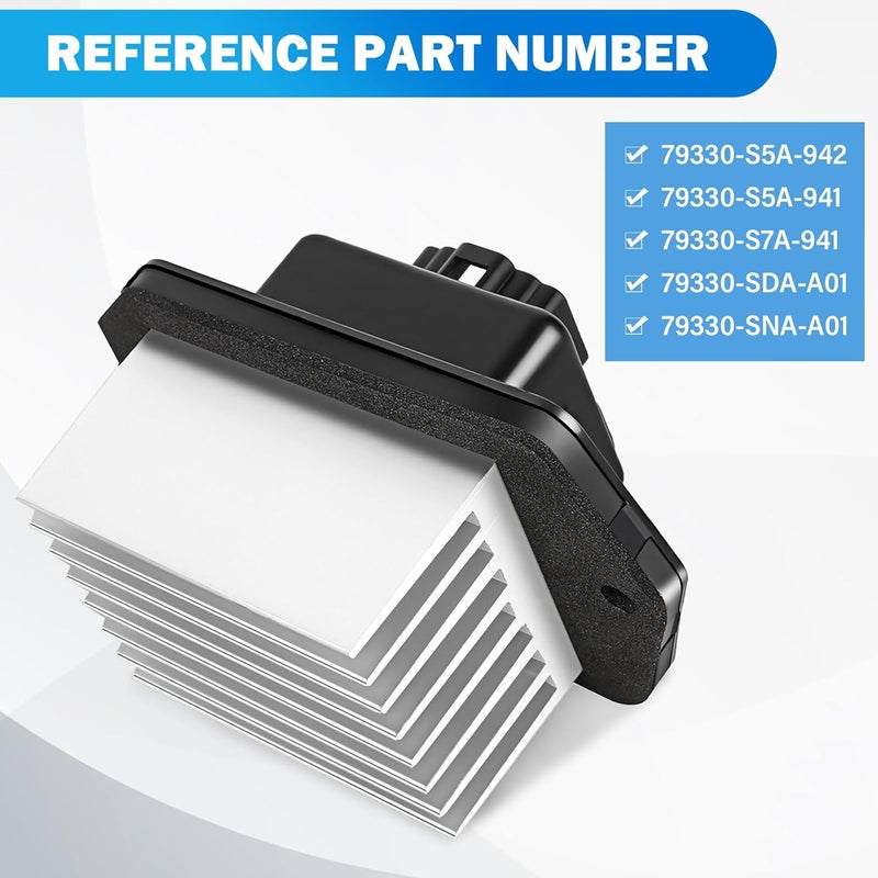 Yikesai HVAC Blower Motor Resistor for Honda Acura Vehicles - Compatible with Accord, Civic, CR-V, ELEMENT, RDX, TSX - Image 2