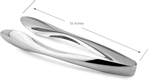 Cuisinox ملاقط تقديم من الفولاذ المقاوم للصدأ من كوزينوكس، 12" - Image 2