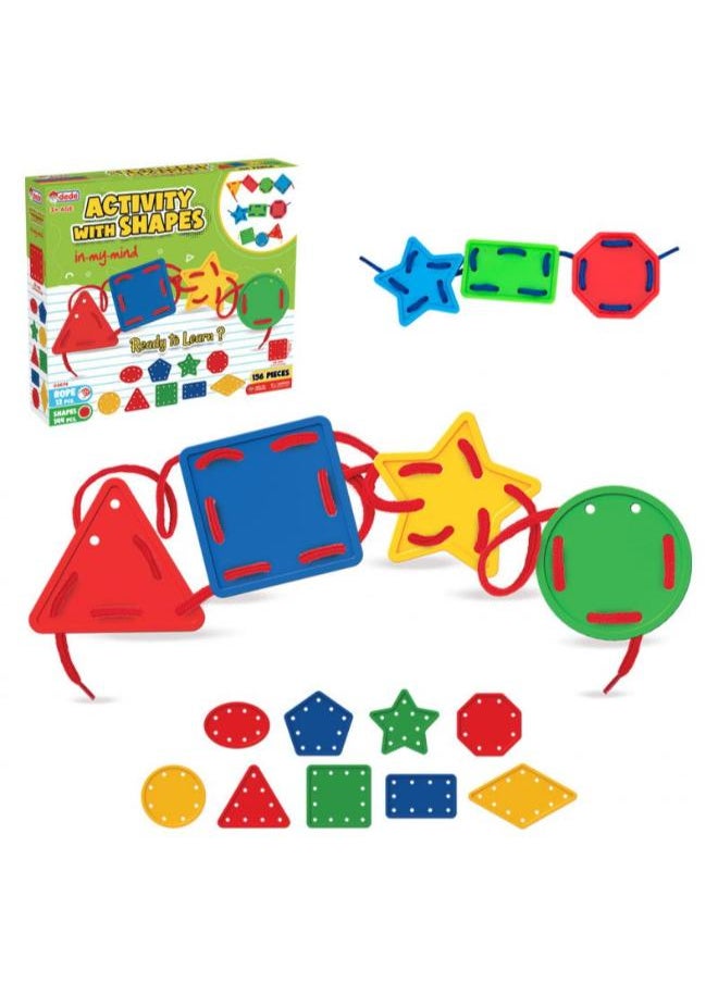 dede ACTIVITY WITH SHAPES 156 PCS. 