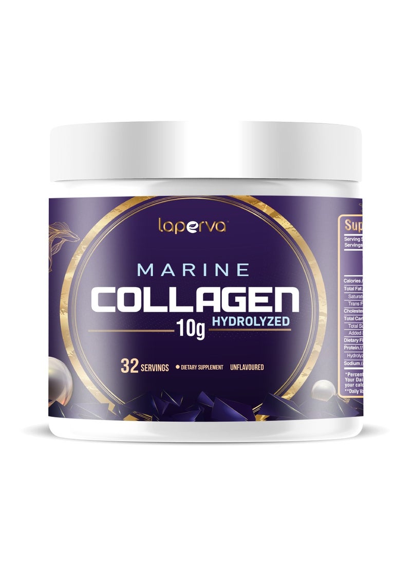 Laperva Marine Collagen Hydrolyzed, Hair &Skin & Nail , Unflavored, 330 Gm - Image 1