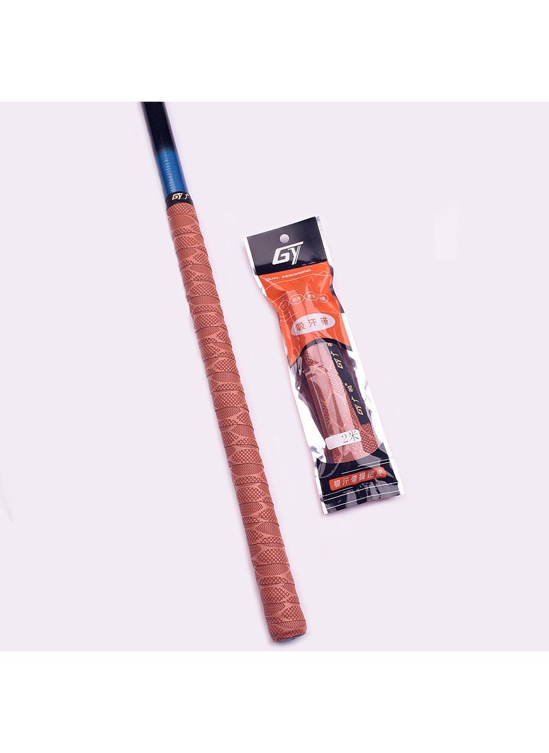 ماركة غير محددة Anti-Slip Sweat Absorbent Overgrip Tape Coffee 