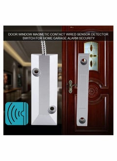 SYOSI Wired Metal Door Window Magnetic Contact Sensor Switch Security Alarm Kit for Garage Warehouse Factory  - Image 2