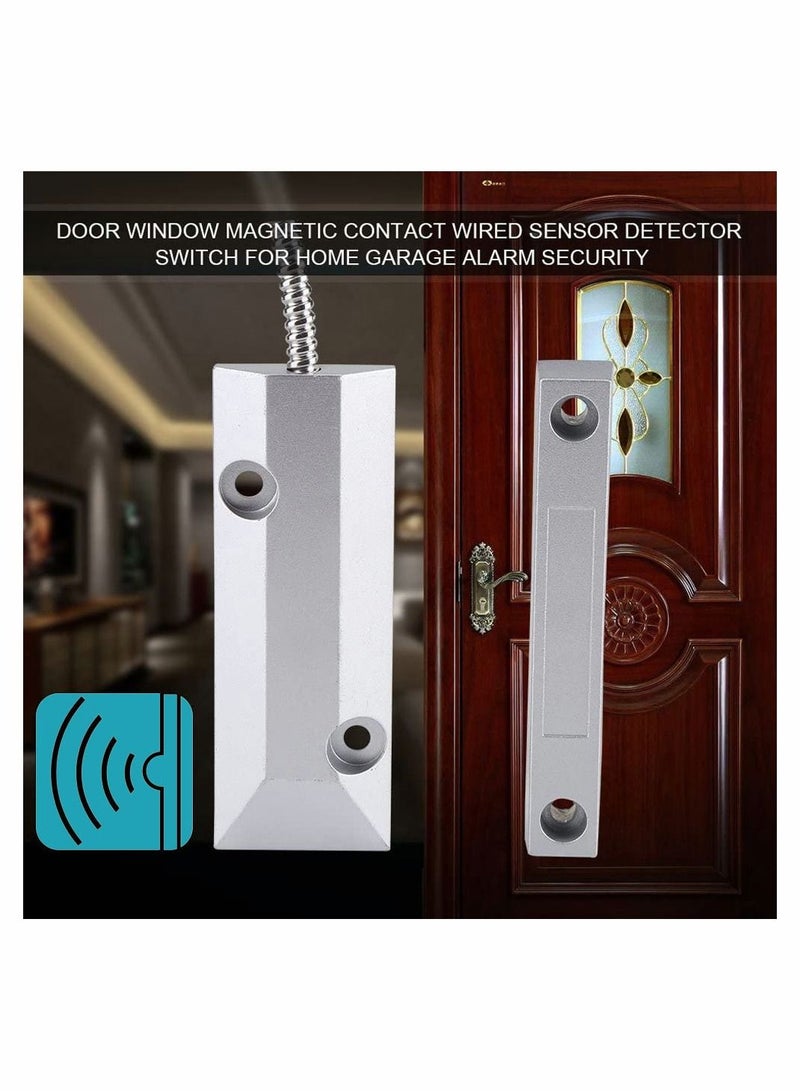 SYOSI Wired Metal Door Window Magnetic Contact Sensor Switch Security Alarm Kit for Garage Warehouse Factory - Image 2
