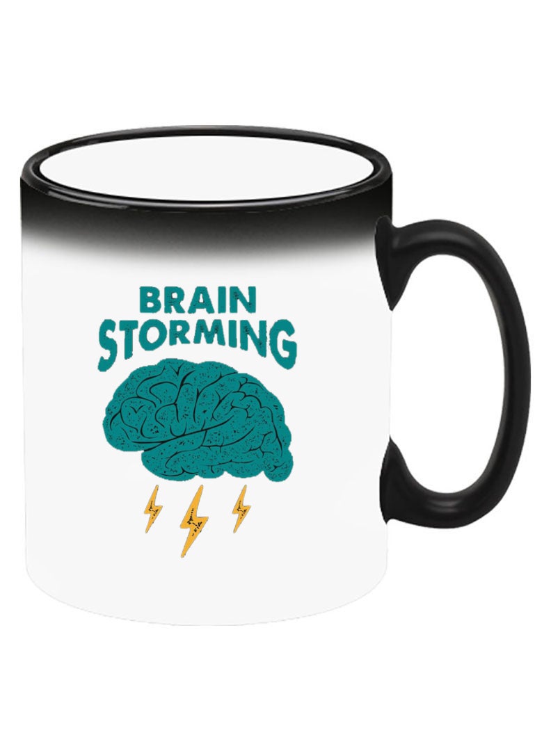 Theodor Color Changing Heat Sensitive Ceramic Mug, Image Revealed When HOT Liquid is Added! Brain Stroming - Image 2