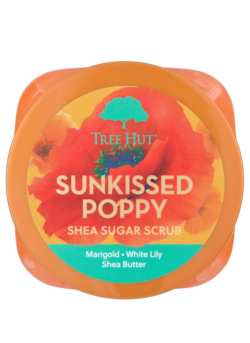 Tree Hut Tree Hut Sunkissed Poppy Shea Sugar Scrub | Exfoliating Body Scrub Removes Dead, Dry Skin for a Soft & Hydrated Feel | Nourishing Essential Body Care | 18 fl oz.  - Image 3