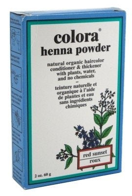 Colora Henna Powder Hair Color Red Sunset2 Ounce 59mlPack of 2