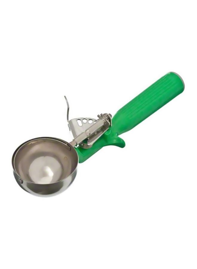 Vollrath 2-2/3 oz Stainless Steel Disher - Size 12,Green