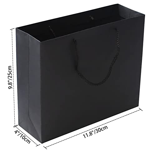 RUIFYRAY Black Luxury Magnetic Gift Box with Lid, Ribbons and Gift Bag, Medium Size-9.4x7x3 Inches, Great for Christmas, New Year, Wedding, Birthdays, Man - Image 3