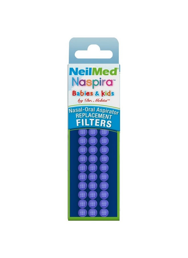 NeilMed NeilMed Naspira Filter Replacements, Blue, 30 Count  - Image 3