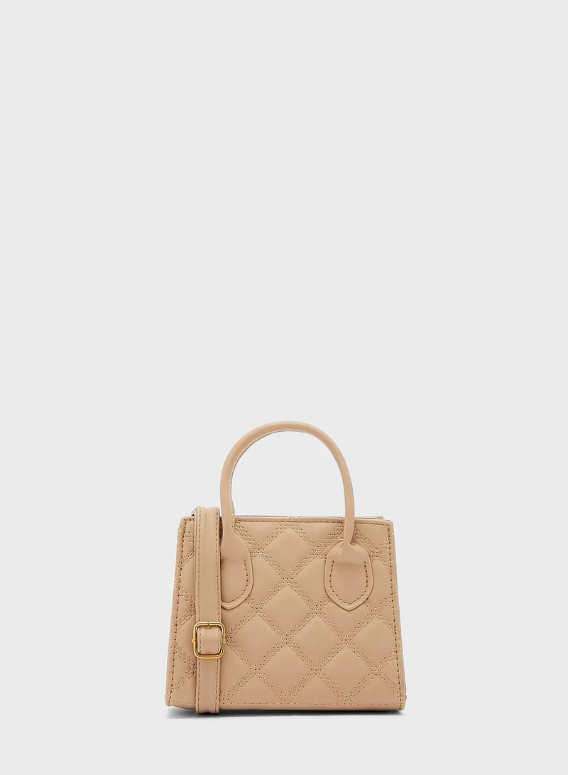 Ginger Quilted Mini Tote Bag