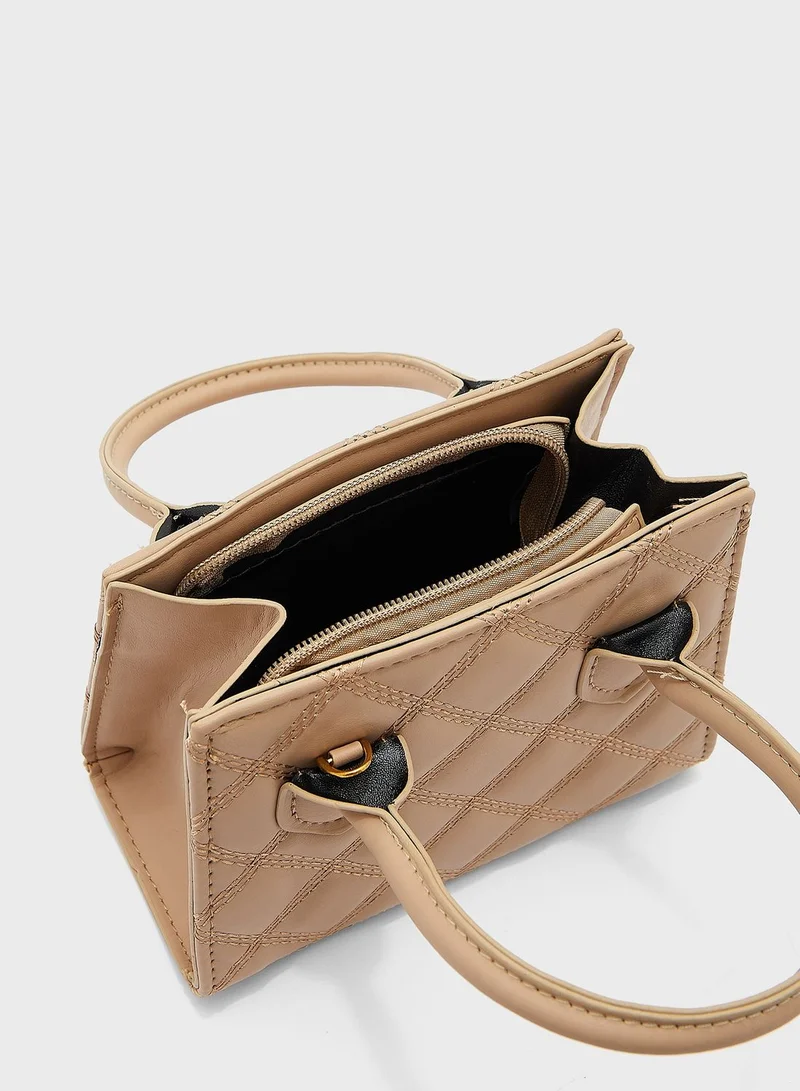 Ginger Quilted Mini Tote Bag