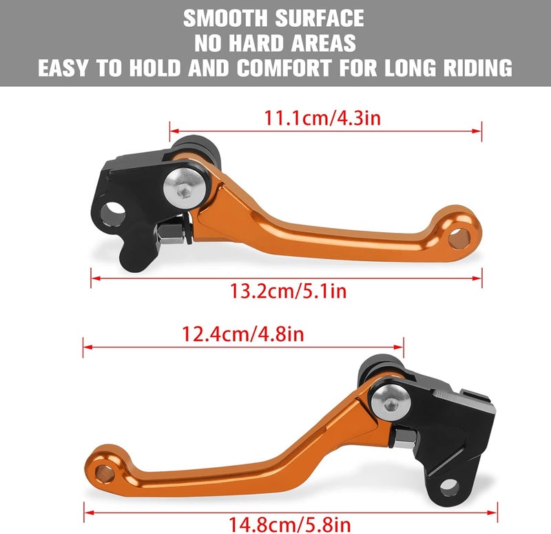 HAONEL Short Brake Clutch Lever Sets CNC Aluminum for Kawasaki KX Series - Image 3