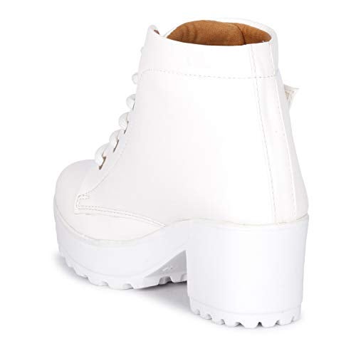 KRAFTER Women's & Girl's Classic Winter Boot-White-1-40 - - Image 4