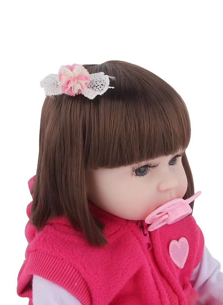 Nano Classic 16 inch Newborn Reborn Baby Doll Soft Vinyl Silicone and cotton- Nano - Image 3