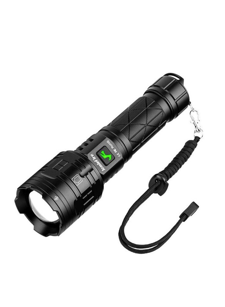 MIXDE LED Rechargeable Super Bright Tactical Flashlight, 90000 High Lumen,XHP160 Zoom Waterproof 5 Modes Best for Hiking Hunting Camping  - Image 1