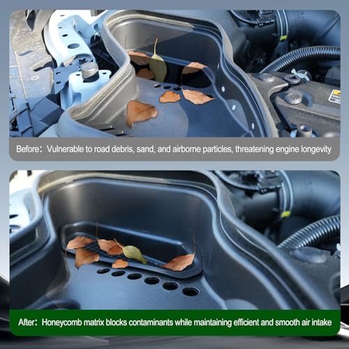 xipoqix Engine Filter Vent Protector Compatible with 2025 2026 Toyota 4Runner Air Intake Filter Cover 2024-2026 Tacoma Air Scoop Dust Cover Replacement for 2025 2026 Toyota 4Runner Accessories - Image 3