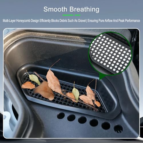 xipoqix Engine Filter Vent Protector Compatible with 2025 2026 Toyota 4Runner Air Intake Filter Cover 2024-2026 Tacoma Air Scoop Dust Cover Replacement for 2025 2026 Toyota 4Runner Accessories - Image 4