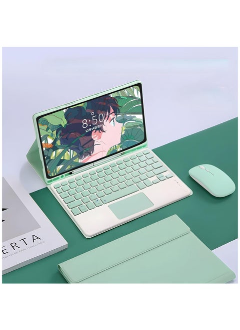 Touchpad Keyboard Case Compatible with Samsung Galaxy Tab S9 11 Inch SM-X710 X716B X718U Multi-angle Stand for Mouse with Keyboard Case