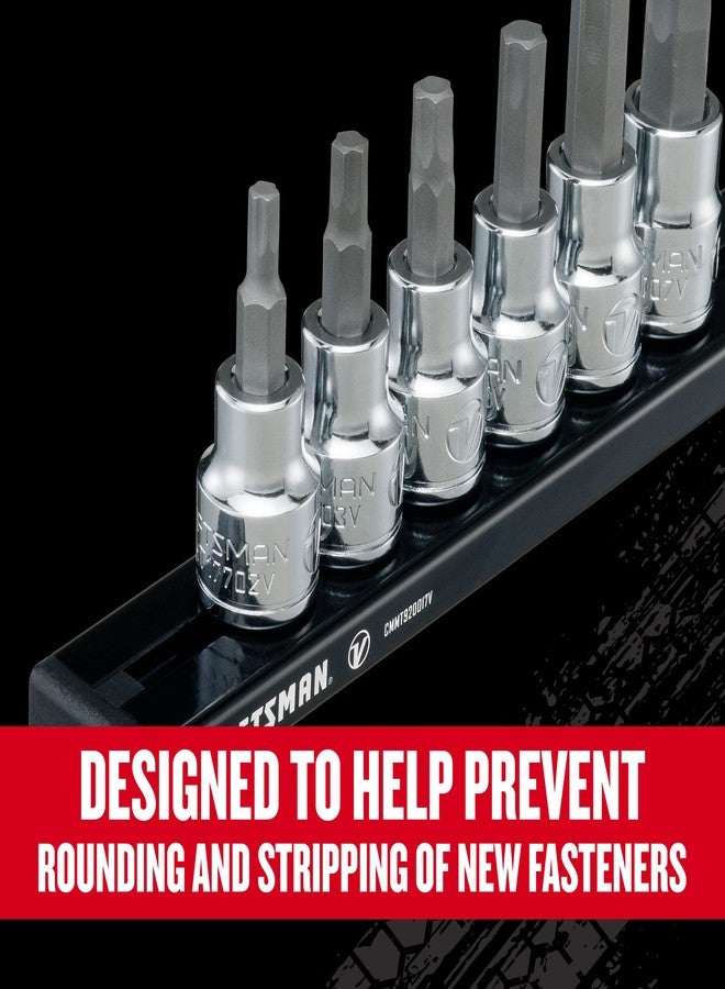 كرافتس مان طقم مقابس CRAFTSMAN V-SERIES، سداسي SAE، محرك 3/8 بوصة، 6 قطع (CMMT17700V) - Image 4