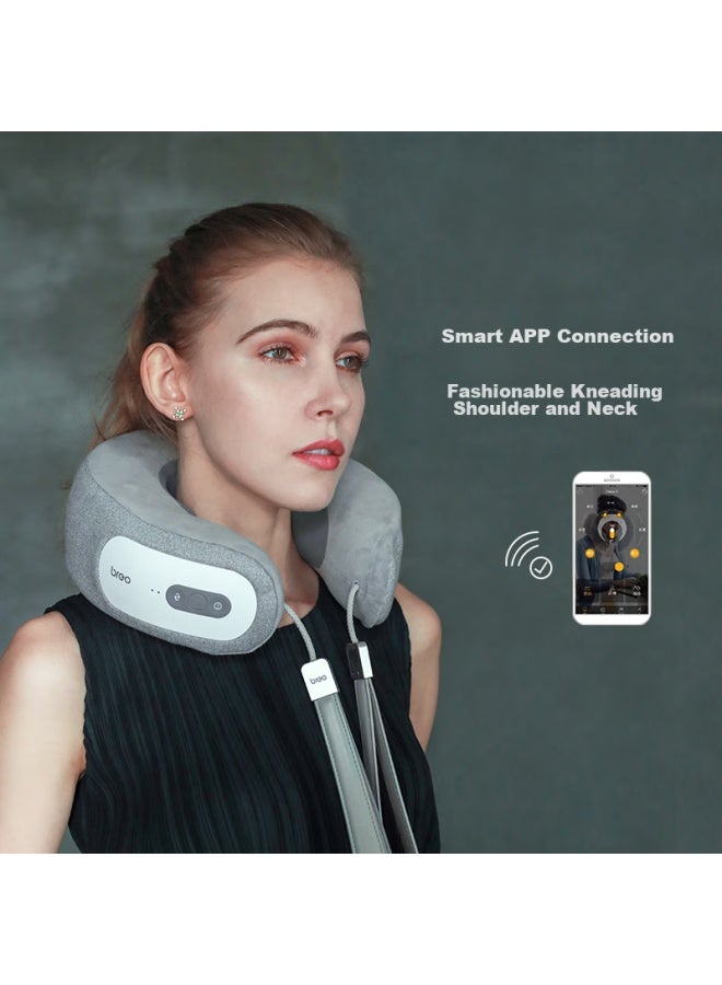 Breo Neck Massager Ineck3pro, Cervical Massage Device, Shoulder And Neck Massager, Neck Care Instrument, App-controlled, Birthday And Holiday Gift For Boyfriend, Girlfriend, Parents - Image 4