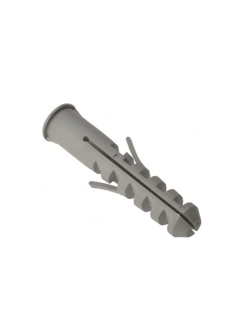 KNP KNP 8mm Perfect Fisher Plug (100 pcs) Designed for secure fastening in concrete, brick, drywall, and other solid materials  - Image 1