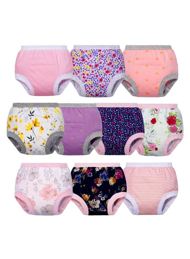 BIG ELEPHANT Baby Girls Training Underwear Toddler Cotton Potty Training Pants Soft Absorbent 3T  - Image 1