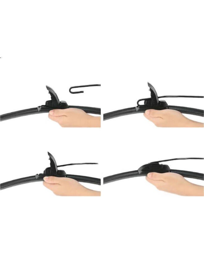 Aolin Boneless Wiper Blades For Chevrolet Cruze, Original Size Accessories With A Grade Rubber Strip - Image 2