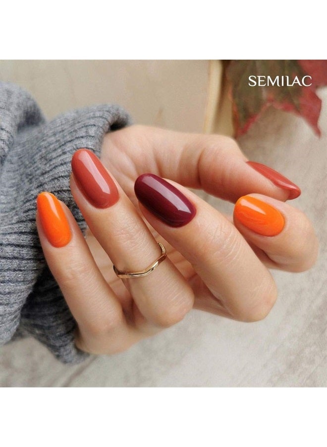 Vishine 12 Pcs Gel Nail Polish Kit, Orange Yellow Red Purple Gel Nail Polish Set Colors Collection Soak off LED Nail Lamp Base Top Coat & Matte Top Coat Gel Nail Kit 8ml - Image 3