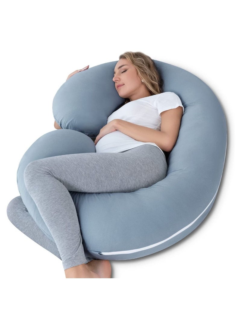 Cool Baby Pregnancy Pillow, Comfort U Shaped Full Body Pillow Maternity Pillow, with Removable Cover, Support for Back, Hips, Legs Washable - Image 1