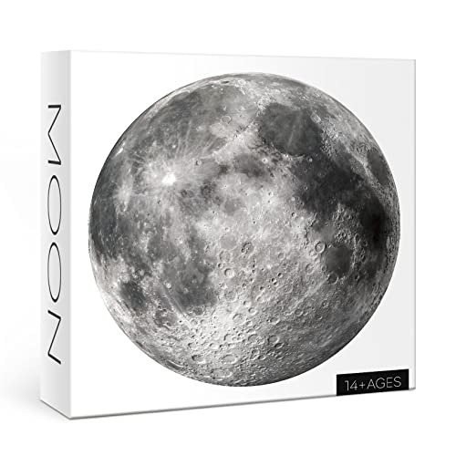 BBOLDIN Space Moon Round Puzzle 1000 Pieces for Adult Planet Solar System Jigsaw Puzzle Galaxy Star Nebula Universe Circle Hard Puzzles for Adults - Image 1