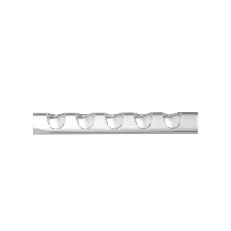 Nail Tool Pen Brush Rack Clear Acrylic Stand Holder for 5 Nail Pens Nail Brush Holder - Image 1