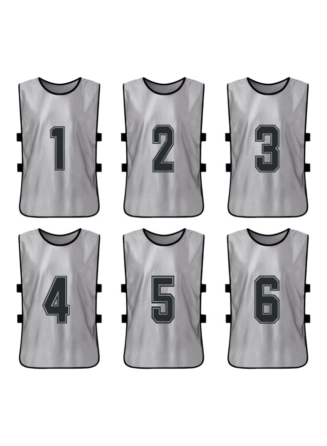 NIBEMINENT 6-Piece Basketball Pinnies Set - Image 2