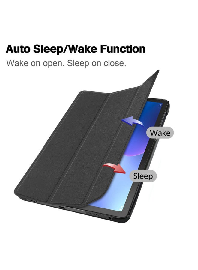 Suitable For Lenovo Tab M10 (3rd Gen) 10.1 Flat Protective Case Lenovo TB-328F Leather Case-Color:Black-Applicable Model:Lenovo M10 FHD REL X605FC/LC - Image 2