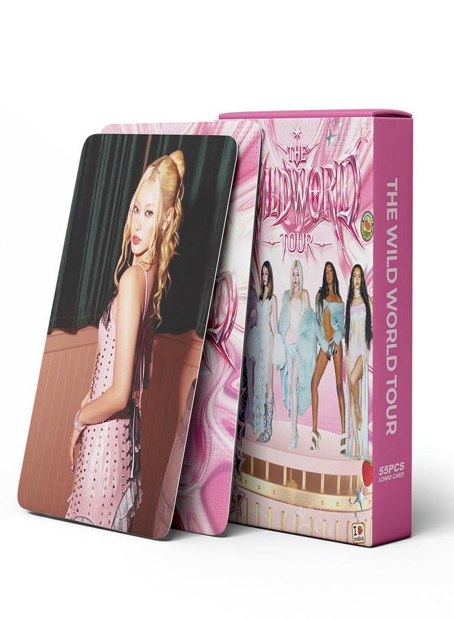 sunlelekz Katseye The Wild World Tour Lomo Card Set Exclusive Tour Collectible Merchandise for KATSEYE Fans - Image 1